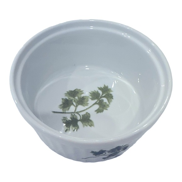 Vintage Andrea by Sadek Parsley Oven to Table Cookware Ramekin 7377 4" Bowl - Picture 2 of 3